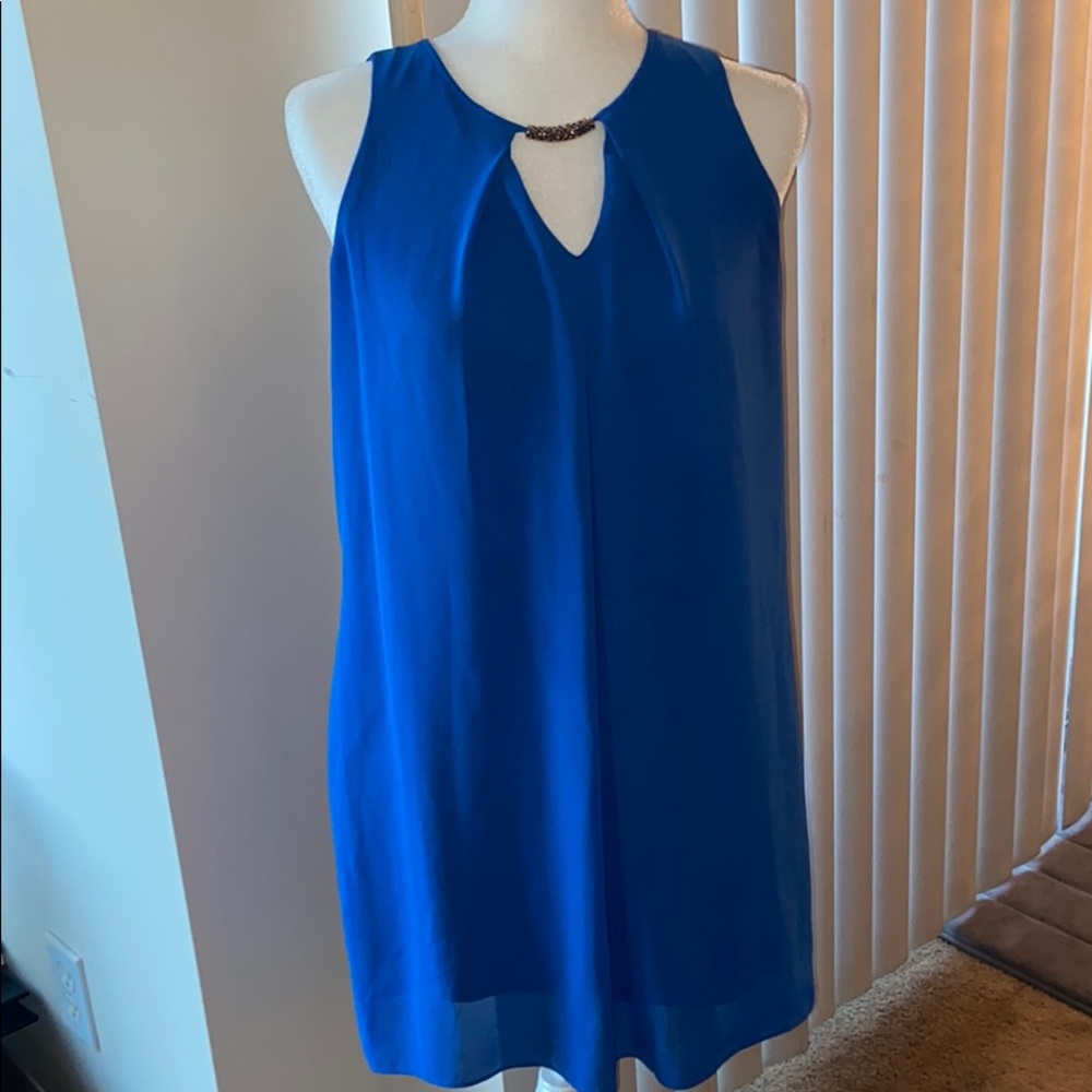 Royal blue dress